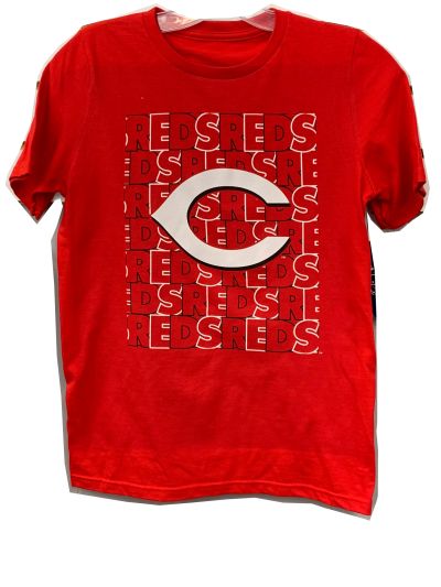 Reds Reds Reds Youth Tee - Red